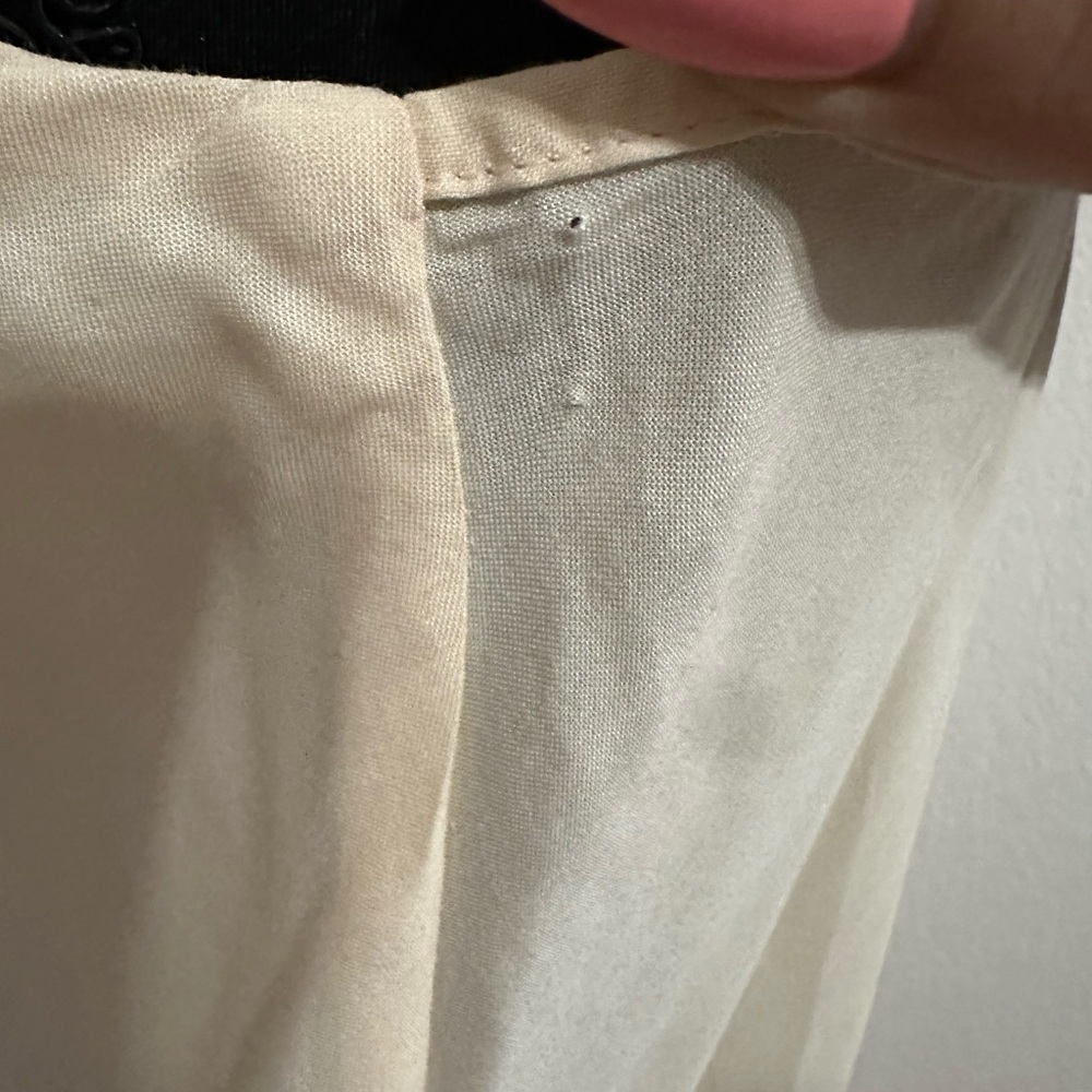 Comme de Garçons Cream Maxi Slip Dress - Size Small - Picture 5 of 5